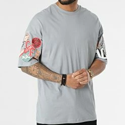 Tout neuf 🌟 Tee 👕 Shirt O-82011 Gris de KZR ⭐ -KZR Soldes kzr 314424 O 82011 GRAY 20220415T141139 03