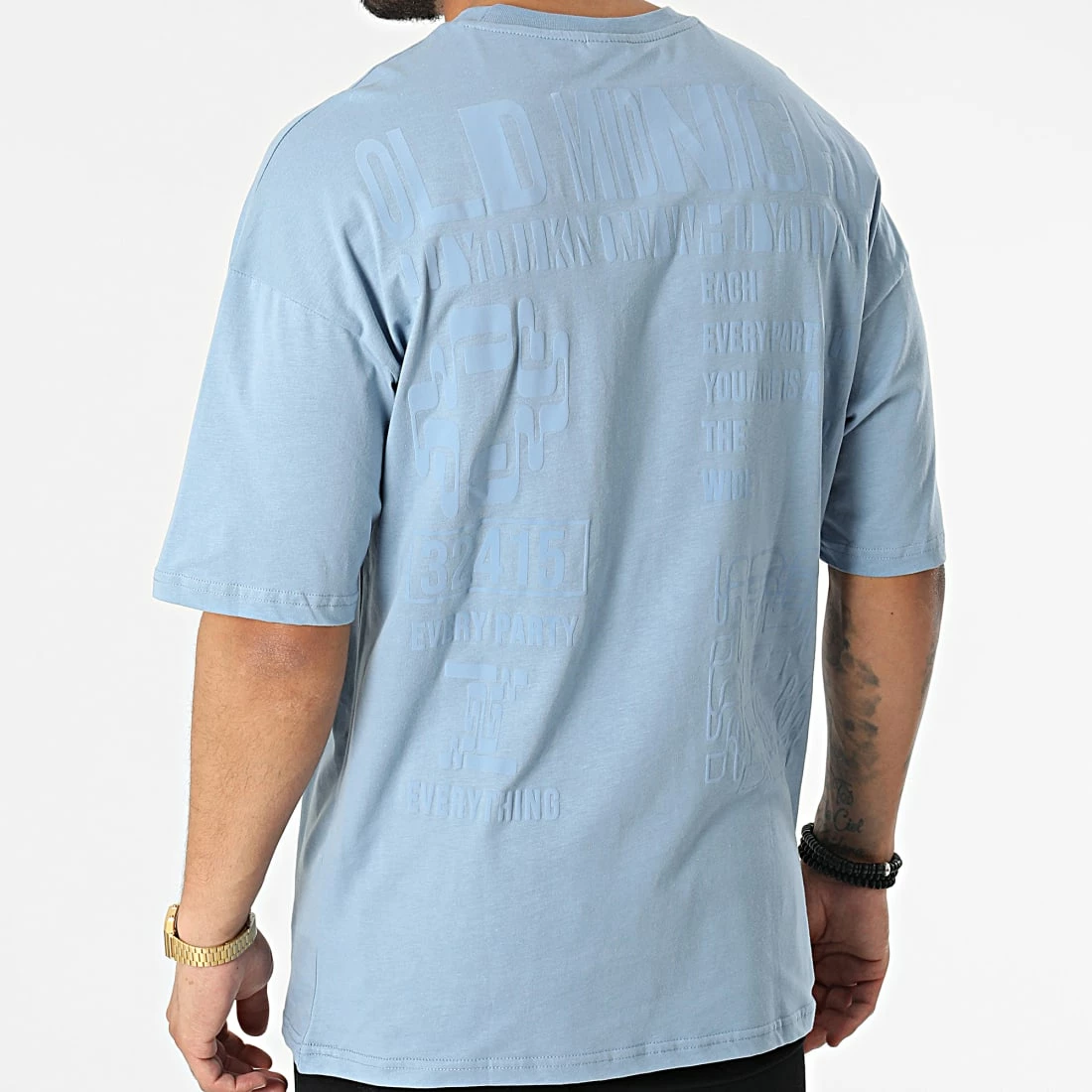 Offres 👍 Tee 👕 Shirt O-82007 Bleu Clair de KZR 🎁 3 Offres 👍 Tee 👕 Shirt O-82007 Bleu Clair de KZR 🎁