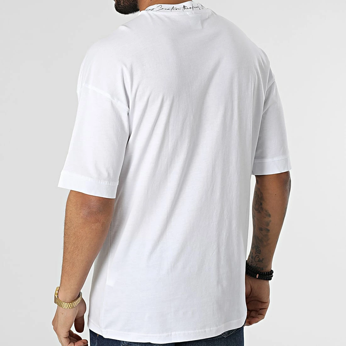 Vente flash 😀 Tee 👕 Shirt O-82008 Blanc de KZR ⌛ 6 Vente flash 😀 Tee 👕 Shirt O-82008 Blanc de KZR ⌛ – Image 4