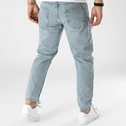 Le moins cher 😍 Jean Relaxed B322 Bleu Denim de KZR 🌟 -KZR Soldes kzr 316485 B322 002 20220425T154508 04