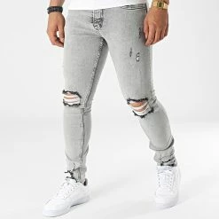Remise ❤️ Jean Skinny P22-021 Gris de KZR 😉