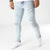 Sortie ❤️ Jean Skinny P22-022 Bleu Wash de KZR 🔔 -KZR Soldes kzr 322133 P22 022 BLUE 20220603T141618 01