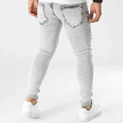 Meilleure vente 😀 Jean Skinny P22-023 Gris de KZR 😉 9 Meilleure vente 😀 Jean Skinny P22-023 Gris de KZR 😉 -KZR Soldes kzr 322134 P22 023 GREY 20220603T141607 04