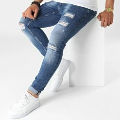 Le moins cher ✔️ Jean Skinny P22-024 Bleu Denim de KZR 🛒 8 Le moins cher ✔️ Jean Skinny P22-024 Bleu Denim de KZR 🛒 -KZR Soldes kzr 322136 P22 024 BLUE 20220608T161416 03