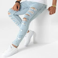 Promo ⭐ Jean Skinny P22-030 Bleu Wash de KZR 🔔 8 Promo ⭐ Jean Skinny P22-030 Bleu Wash de KZR 🔔 -KZR Soldes kzr 322146 P22 030 BLUE 20220609T101946 03