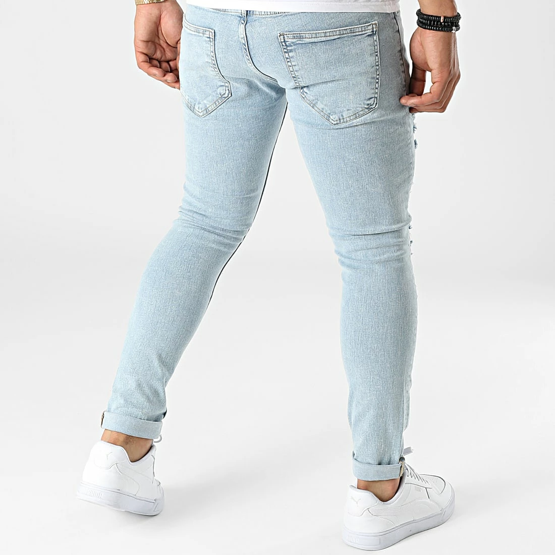 Promo ⭐ Jean Skinny P22-030 Bleu Wash de KZR 🔔 6 Promo ⭐ Jean Skinny P22-030 Bleu Wash de KZR 🔔 – Image 4