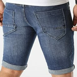 Promo 🧨 Short Jean TH37779 Bleu Denim de KZR 🎉 -KZR Soldes kzr 322164 TH37779 BLEU 20220603T141128 04