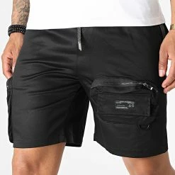 Sortie ❤️ Short Cargo MK21016 Noir de KZR 🤩