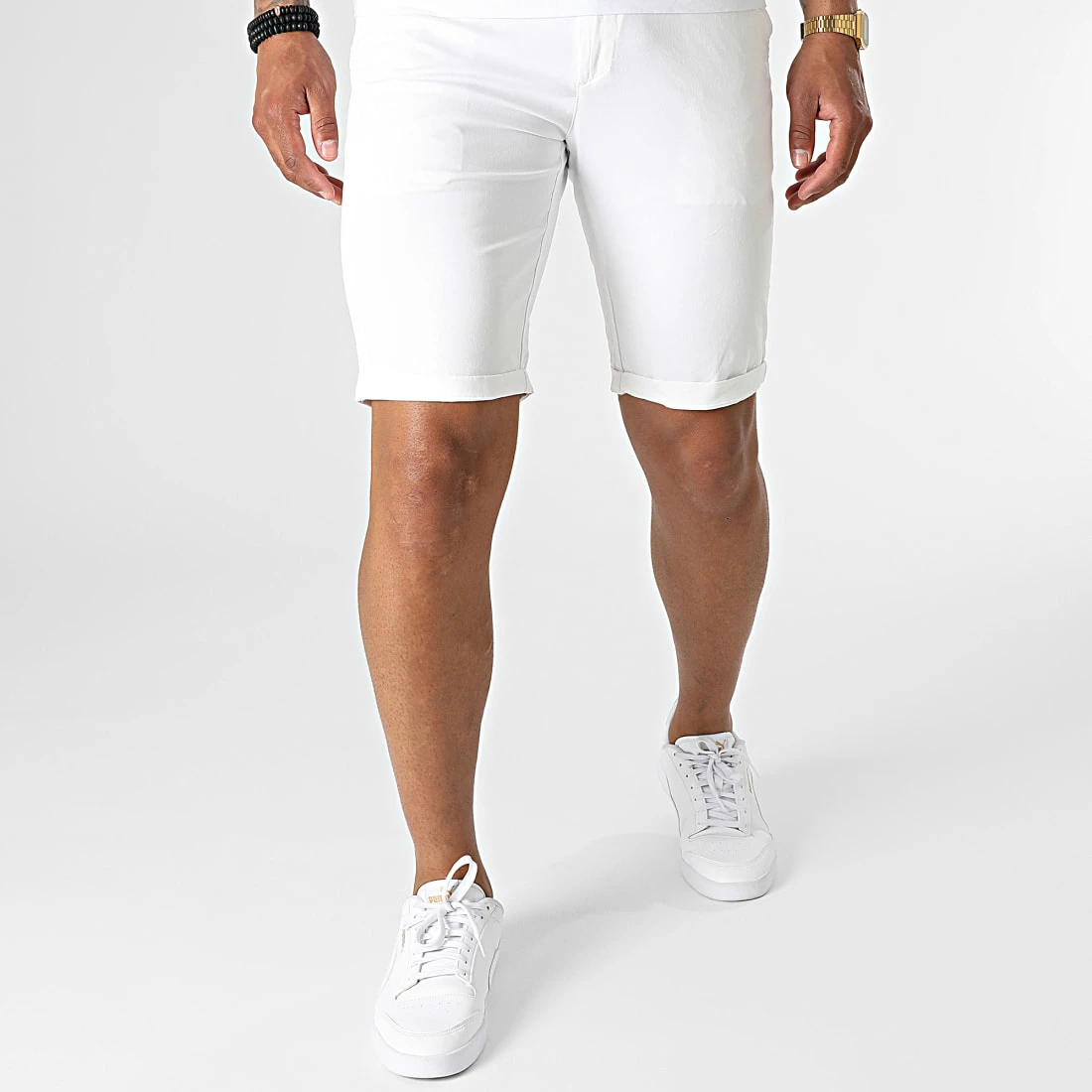 Meilleure affaire 🥰 Short Chino KD67087 Blanc de KZR 🛒 5 Meilleure affaire 🥰 Short Chino KD67087 Blanc de KZR 🛒 – Image 3