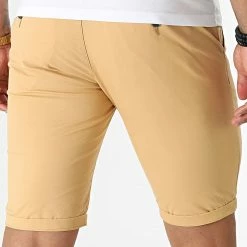 Top 10 💯 Short Chino KD67087 Camel de KZR ⌛ -KZR Soldes kzr 323971 KD67087 1 BEIGE 20220617T152429 04