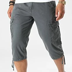 KZR Soldes 33 Coupon 👏 Short Chino KD67079 Gris de KZR 🧨