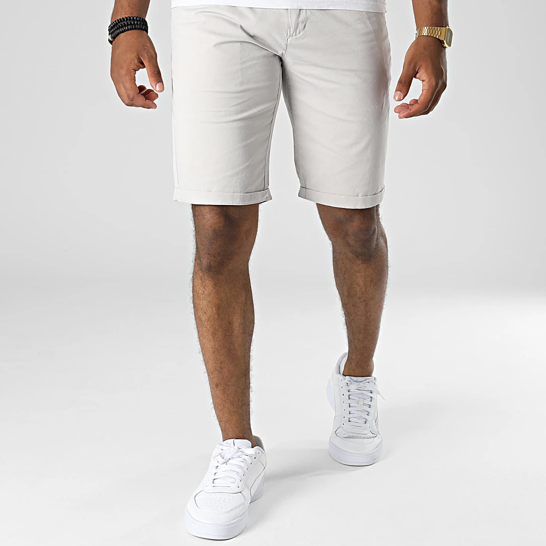 Sortie 🎉 Short Chino KD67087 Gris de KZR 🧨 4 Sortie 🎉 Short Chino KD67087 Gris de KZR 🧨 – Image 3