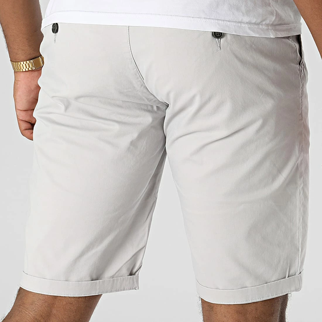 Sortie 🎉 Short Chino KD67087 Gris de KZR 🧨 5 Sortie 🎉 Short Chino KD67087 Gris de KZR 🧨 – Image 4