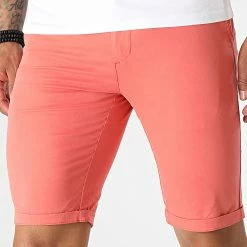 Top 10 ⭐ Short Chino KD67087 Rouge de KZR 🎉