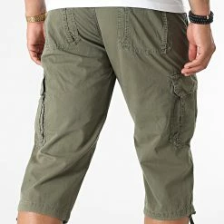 Bon marché 👍 Short Chino KD67079 Vert Kaki de KZR 😉 -KZR Soldes kzr 323989 KD67079 1 ARMY AJ01 20220617T153237 04