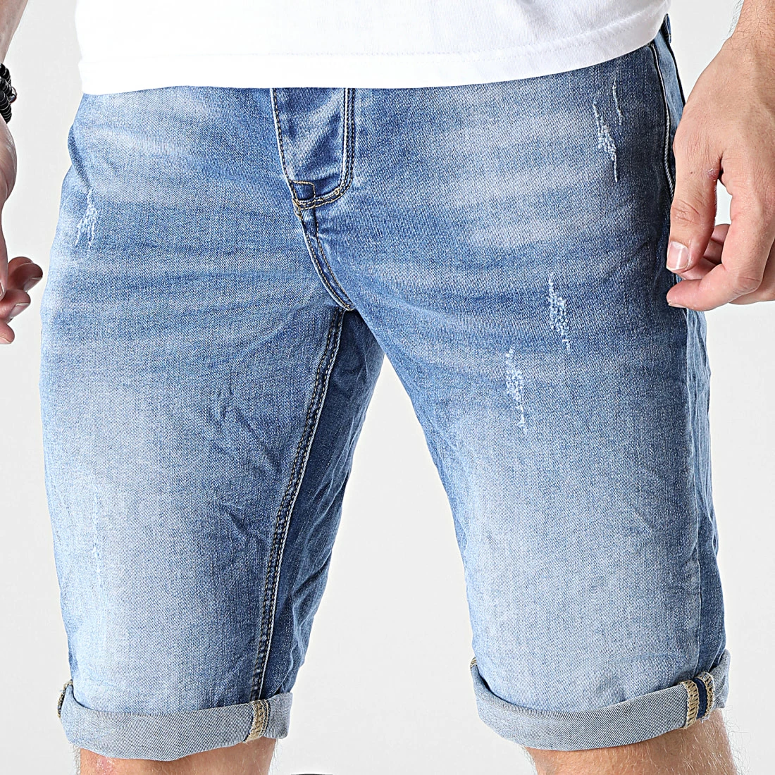 Tout neuf 🔥 Short Jean S-58198 Bleu Denim de KZR 💯 3 Tout neuf 🔥 Short Jean S-58198 Bleu Denim de KZR 💯