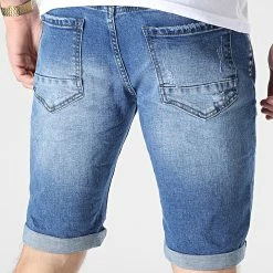 Sortie 👍 Short Jean S-58190 Bleu Denim de KZR 👏 -KZR Soldes kzr 325573 S 58190 BLUE 20220701T160301 04
