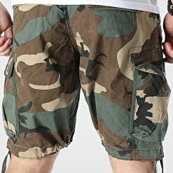 De gros ✨ Short Cargo KD67097 Camouflage Vert Kaki de KZR ❤️ -KZR Soldes kzr 325584 KD67097 MC BEIGE 20220704T155830 04