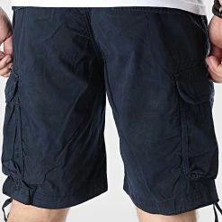 Meilleure vente 🛒 Short Cargo KD67097 Bleu Marine de KZR 🔔 -KZR Soldes kzr 325585 KD67097 MC BLUE 20220704T155758 04