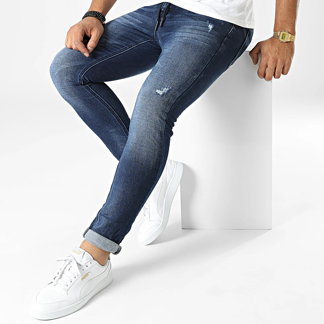 Bon marché 🤩 Jean Skinny TH37818 Bleu Denim de KZR 🤩 5 Bon marché 🤩 Jean Skinny TH37818 Bleu Denim de KZR 🤩 – Image 3