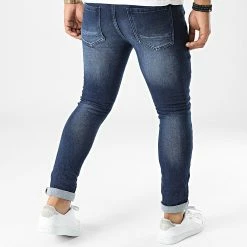 Bon marché 🤩 Jean Skinny TH37818 Bleu Denim de KZR 🤩 9 Bon marché 🤩 Jean Skinny TH37818 Bleu Denim de KZR 🤩 -KZR Soldes kzr 330983 TH37818 DARK BLUE 20220805T142359 04