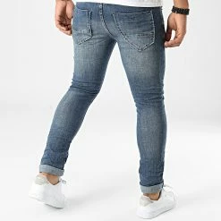 Bon marché 🤩 Jean Skinny TH37797 Bleu Denim de KZR 🎉 -KZR Soldes kzr 330990 TH37797 MEDIUM BLUE 20220804T162336 04