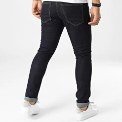 Top 10 🥰 Jean Skinny TH37829 Bleu Brut de KZR ❤️ -KZR Soldes kzr 330994 TH37829 DARK BLUE 20220804T162424 04