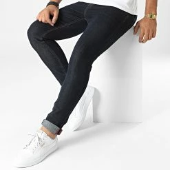 Remise ✔️ Jean Skinny TH37822 Bleu Brut de KZR ⌛ -KZR Soldes kzr 331001 TH37822 BLUE BLACK 20220805T142328 03