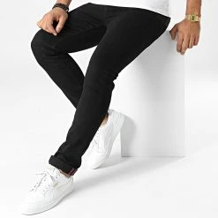 Vente flash 😉 Jean Skinny TH37831 Noir de KZR 🧨 -KZR Soldes kzr 331050 TH37831 BLACK 20220804T162216 03