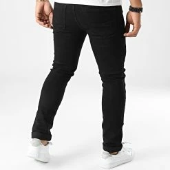 Vente flash 😉 Jean Skinny TH37831 Noir de KZR 🧨 -KZR Soldes kzr 331050 TH37831 BLACK 20220804T162218 04