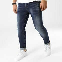 Bon marché 🔔 Jean Skinny TH37795 Bleu Denim de KZR ⌛