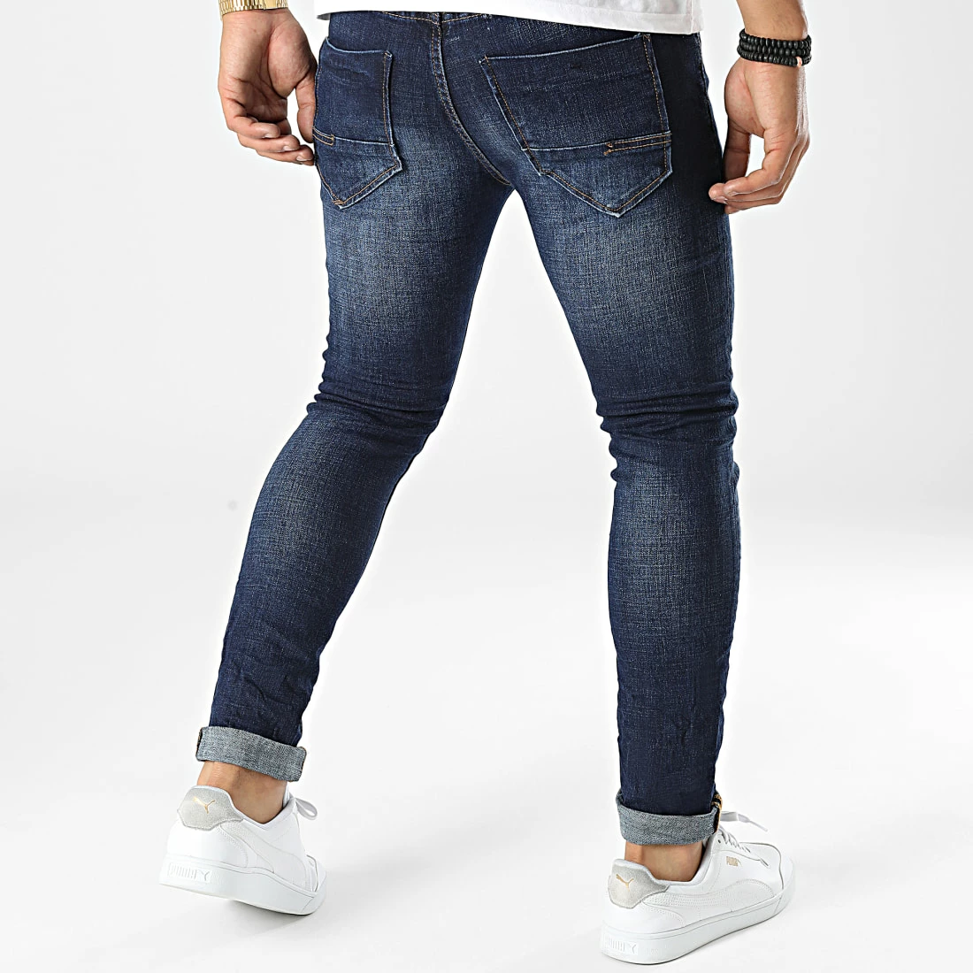 Bon marché 🔔 Jean Skinny TH37795 Bleu Denim de KZR ⌛ 6 Bon marché 🔔 Jean Skinny TH37795 Bleu Denim de KZR ⌛ – Image 4