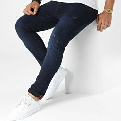 Nouveau 👍 Jean Skinny TH37800 Bleu Brut de KZR 👍 -KZR Soldes kzr 333770 TH37800 DKBLUE 20221103T121859 03