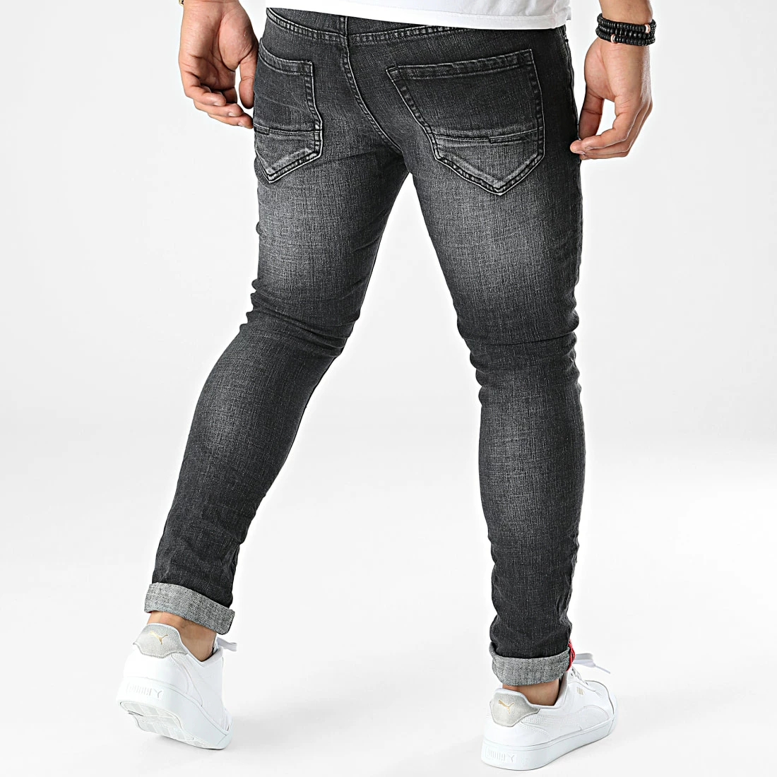 Acheter 😉 Jean Skinny TH37806 Noir de KZR 👍 6 Acheter 😉 Jean Skinny TH37806 Noir de KZR 👍 – Image 4