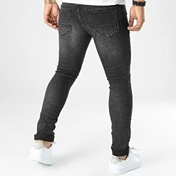 Nouveau ⌛ Jean Skinny TH37808 Noir de KZR 🎁 -KZR Soldes kzr 333782 TH37808 DKGREY 20220822T162200 04
