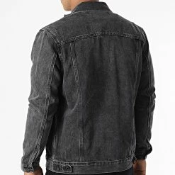 De gros 👏 Veste Jean TH37811 Gris Anthracite de KZR ✔️ -KZR Soldes kzr 333786 TH37811 GREY 20220823T141228 04