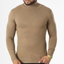 Budget 🛒 Pull Col Roulé LD-690018 Camel de KZR ⌛ -KZR Soldes kzr 334073 LD 690018 6 20220825T161224 03