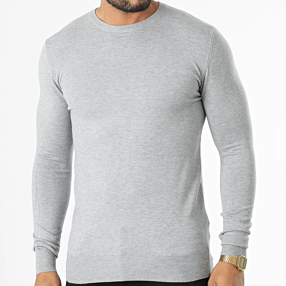 Promo 🔔 Pull LD-690016 Gris Chiné de KZR 😍 5 Promo 🔔 Pull LD-690016 Gris Chiné de KZR 😍 – Image 3