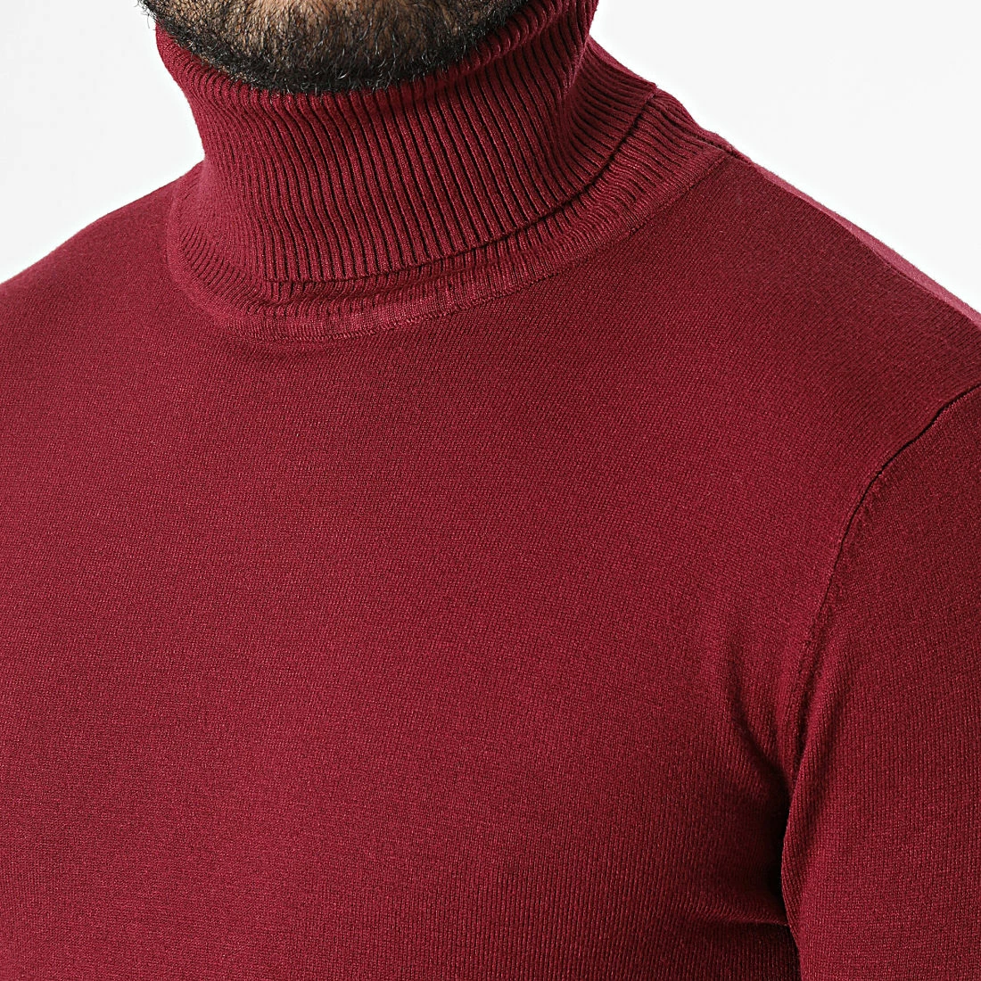 Coupon 🎁 Pull Col Roulé LD-690018 Bordeaux de KZR 🤩 4 Coupon 🎁 Pull Col Roulé LD-690018 Bordeaux de KZR 🤩 – Image 2