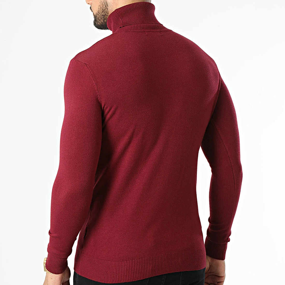 Coupon 🎁 Pull Col Roulé LD-690018 Bordeaux de KZR 🤩 6 Coupon 🎁 Pull Col Roulé LD-690018 Bordeaux de KZR 🤩 – Image 4