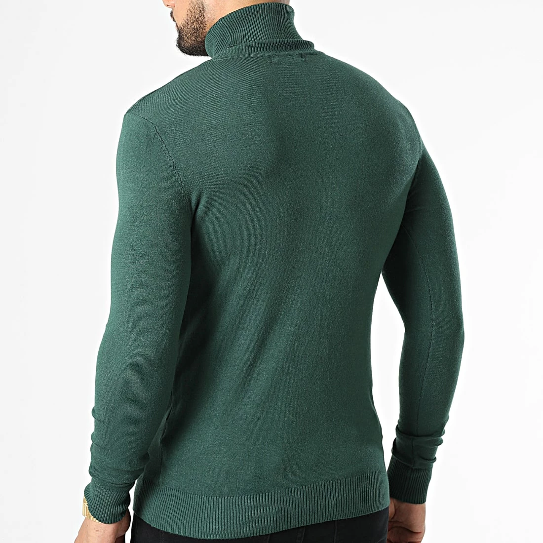 Bon marché 👏 Pull Col Roulé LD-690018 Vert de KZR 🎉 6 Bon marché 👏 Pull Col Roulé LD-690018 Vert de KZR 🎉 – Image 4