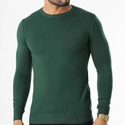 Bon marché 👍 Pull LD-690016 Vert de KZR ✨