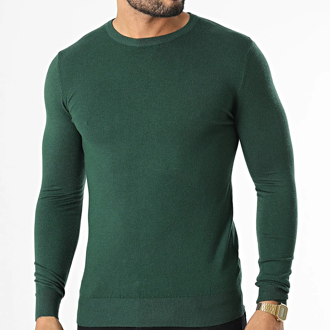 Bon marché 👍 Pull LD-690016 Vert de KZR ✨ 3 Bon marché 👍 Pull LD-690016 Vert de KZR ✨
