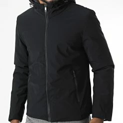 Acheter 🤩 Veste Zippée Capuche TR-2205 Noir de KZR ⭐
