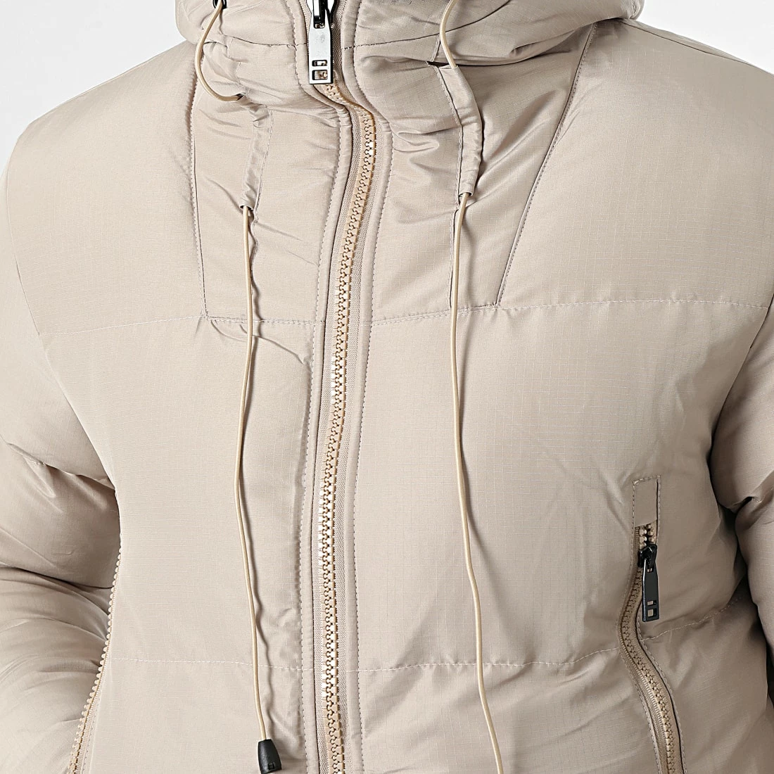 Le moins cher ✔️ Doudoune Capuche TR-2206 Beige de KZR ⭐ 4 Le moins cher ✔️ Doudoune Capuche TR-2206 Beige de KZR ⭐ – Image 2