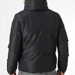 Sortie 😉 Doudoune Capuche TR-2206 Noir de KZR 🌟 -KZR Soldes kzr 338167 TR 2206 BLACK 20220927T152638 04