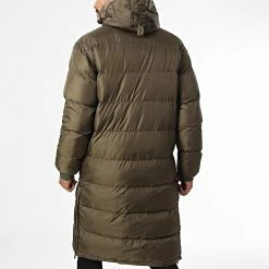 Sortie ✨ Doudoune Longue Capuche TR-2201 Vert Kaki de KZR 💯 -KZR Soldes kzr 338170 TR 2201 ARMY GREEN 20220927T152906 04