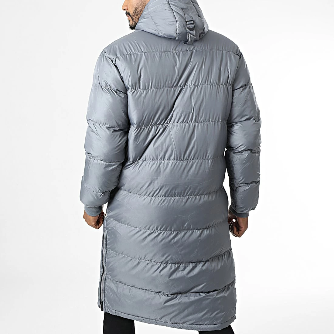 Sortie 👏 Doudoune Longue Capuche TR-2201 Gris de KZR 😀 6 Sortie 👏 Doudoune Longue Capuche TR-2201 Gris de KZR 😀 – Image 4