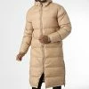 De gros 😉 Doudoune Longue Capuche TR-2201 Beige de KZR 🔔