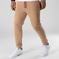 Meilleur prix 😍 Pantalon Jogging D9042 Camel Clair de KZR ⌛